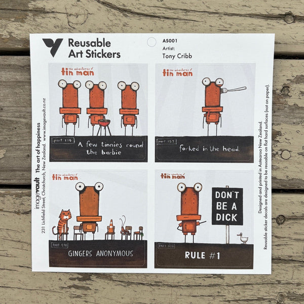 Tin Man Stickers #1