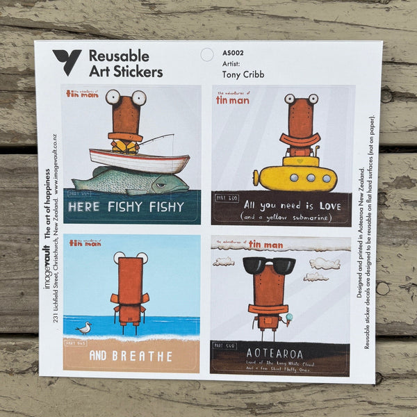 Tin Man Stickers #2