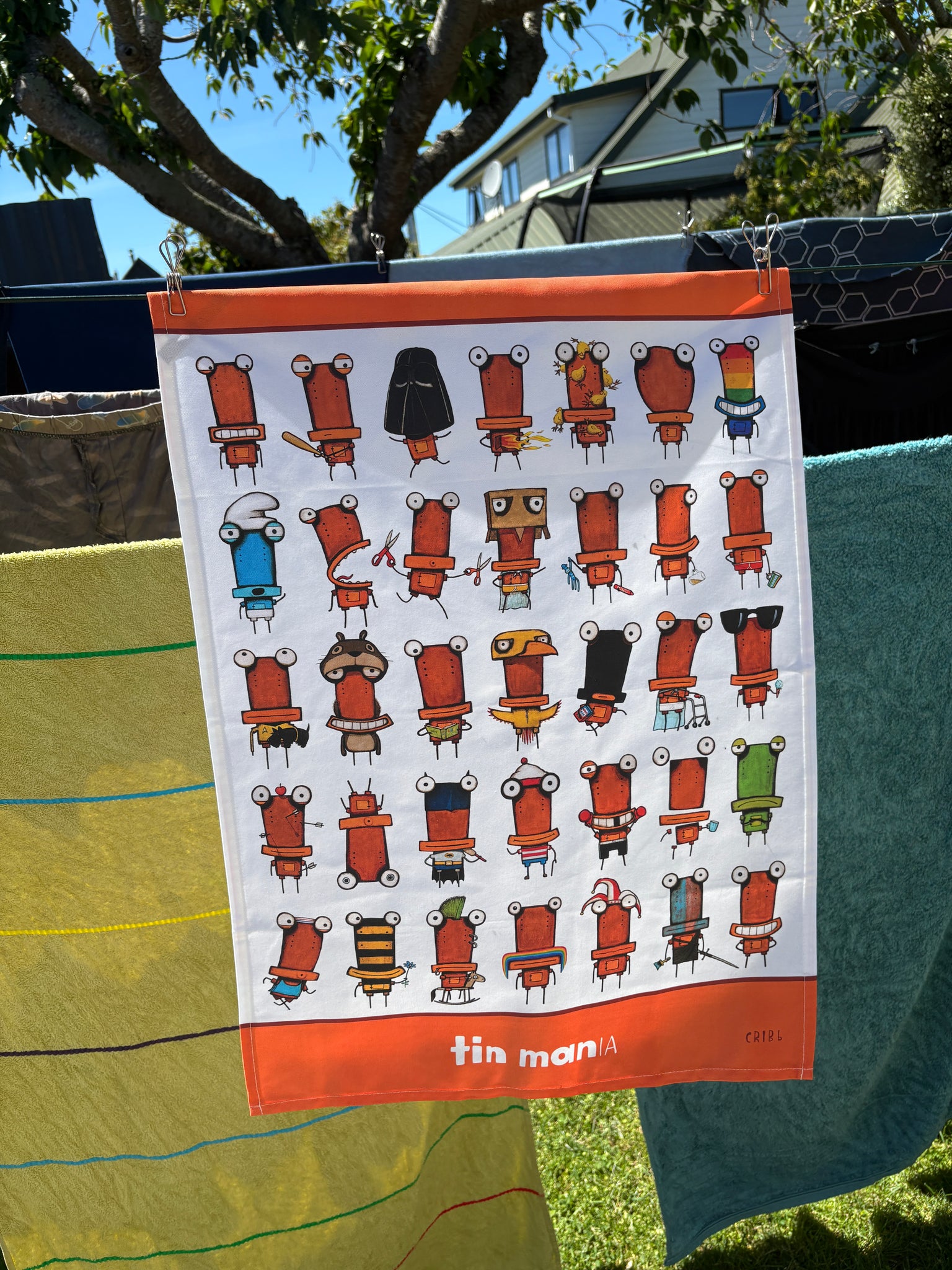 Tin Mania - Tea Towel