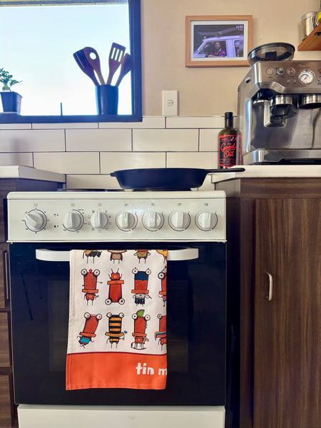 Tin Mania - Tea Towel