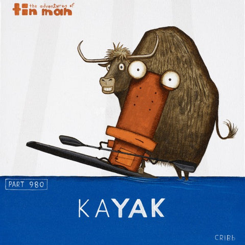 Kayak - Part 980 - Greeting Card