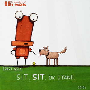 Sit Sit Stand - Part 897 - Greeting Card